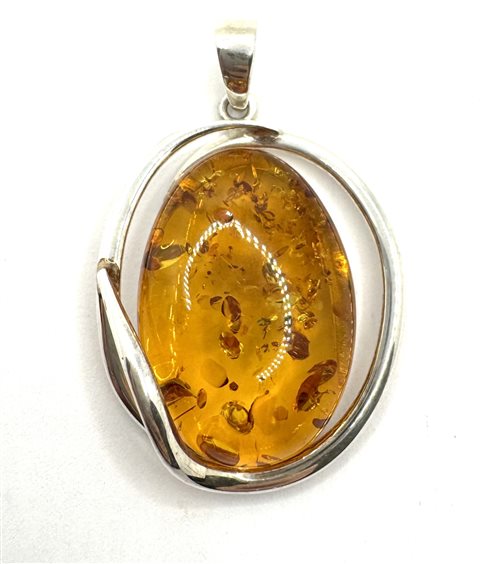Charm Domar Donna Ambra in Argento Ambra AMBER-CH-7-280 - AMBER-CH-7-280